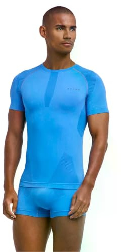 FALKE Herren Warm Round Neck Funktionsshirt Kurzarmshirt Funktionswäsche