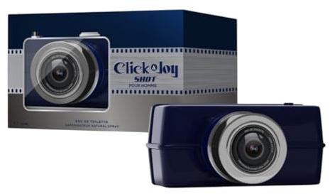 Everlyx Click & Joy Shot Pour Homme Eau de Toilette, 100 ml, frischer und dynamischer Duft mit Zitrusnoten, holzig und würzig, inspiriert von moderner Energie und urbanem Abenteuer