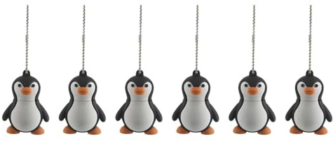 Janasiba 6X 16GB Neuheit Netter Baby Pinguin USB 2.0 USB-Speicher-Stick Daten USB-Memory-Stick Geraet - Schwarz und