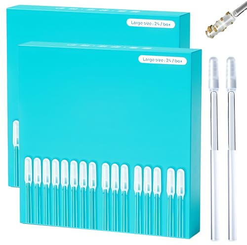 48 Piezas Sticky Ear Cleaner Stick Limpieza Orejas Pegajosas, Herramientas Adhesivas Limpieza Orejas Reutilizable Seguro Eficiente Apto Para Uso Diario En Hogar Viajes Actividades Al Aire Libre