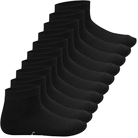 Footstar EVERYDAY! 10 Paar Kinder Quarter Socken Kurzsocken Baumwolle für Mädchen & Jungen