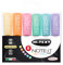 Hi-Text 7200 Note-It busta trasparente 6 evidenziatori punta scalpello colori pastello
