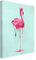 Bilderwelten Leinwandbild - Jonas Loose - Schmelzender Flamingo - Hochformat, 90 x 60 cm