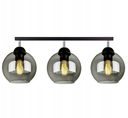 FKL DESIGN Home Deco Deckenlampe Pendellampe Hängelampe Wandlampe Tischlampe Leuchte Pendelleuchte Kugel Schwarz Grau Weiß Lampe aus Serie N100 verschiedene Varianten (BG3)