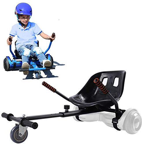 KUMAMOT Fixation de siège d'hoverboard pour hoverboard 16,5 cm, 20,3 cm, 25,4 cm, kit de conversion de chariot de kart, accessoires pour scooter auto-équilibrage, chariot hoverboard pour enfants et