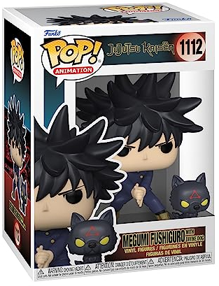 Funko Pop! & Buddy: Jujutsu Kaisen - Megumi Fushiguro mit Dogs - Vinyl-Sammelfigur - Geschenkidee - Offizielle Handelswaren - Spielzeug Für Kinder und Erwachsene - Anime Fans
