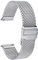 BERNY Mesh-Uhrenarmband, Milanaise mit Schnellverschluss, aus Edelstahl, Ersatz, einfaches Ändern der Größe des Uhrenverschlusses, Eisen, 18mm, Armband