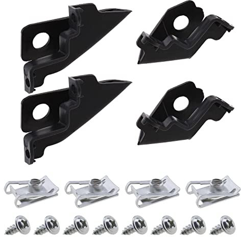 ECSiNG Auto Frontscheinwerfer Reparatur Set Scheinwerfer Halterung Clip mit Schraube mit Dichtung 6R0998225 6R0998226 Kompatibel mit Polo 2009-2017