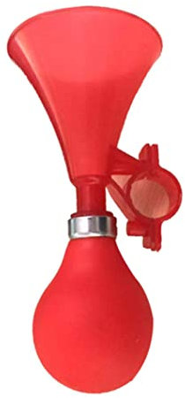 Fahrrad Trompete Lufthorn Einzelne Trompete Kinder Fahrrad Roller Fahrrad Radfahren Luft Squeeze Honking Horn Hooter Bugle Bell rot