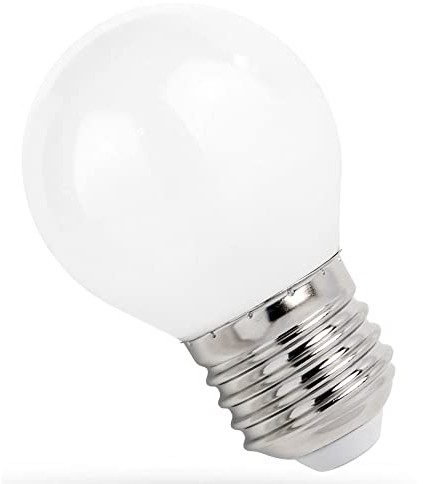 NCC-Licht LED Filament Leuchtmittel Tropfen Kugel G45 1W E27 opal 100lm 840 neutralweiß 4000K