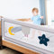 HyAdierTech Barrera de Cama para bebé, Seguridad Niños Cama, Protección contra caídas, Altura Ajustable, Barandilla de Cuna Libre de obstáculos de elevación separada, Tipo de Cama Universal (1.8M)