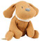 Nattou Doudou, Chien Charlie, Compagnon de Route dès la Naissance, Env. 30 cm, Végétalien, Jacquard, Coton/Polyester, Caramel