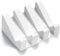 Porte-savon en silicone au design minimaliste, porte-savon pour salle de bain, porte-éponge pour cuisine, porte-savon pour douche (blanc)