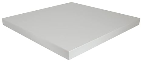 Dekorspanplatte Frontweiß Miniperl Spanplatte als Tischplatte, Schreibtischplatte, Laden- & Möbelbau - in verschiedenen Maßen erhältlich 22 mm 100x70 cm