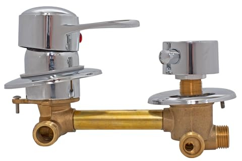 AcquaVapore Ersatz-Armatur Einhebelmischer 3 fach Umschalter Dusche D38 12cm