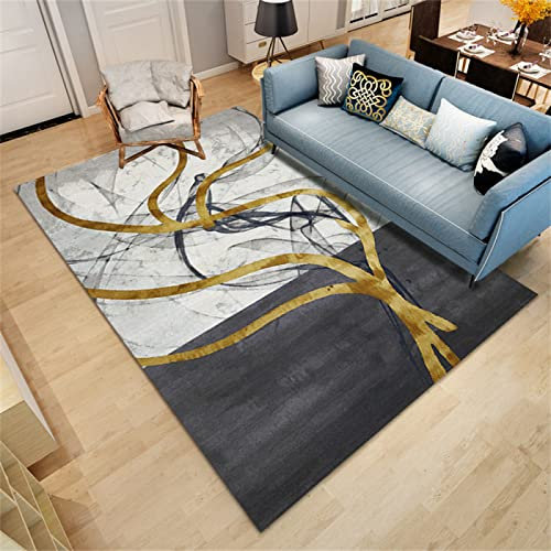 DJHWWD Out Door Rug Garden Rugs Outdoor Gray Kitchen Garden Villa Corridor Environmentally Friendly Durable Non-slip Rugs Bedroom 120X160cm