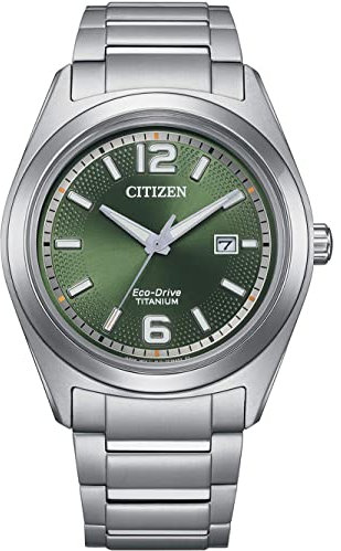 CITIZEN Herren Analog Quarz Uhr mit Titan Armband AW1641-81X