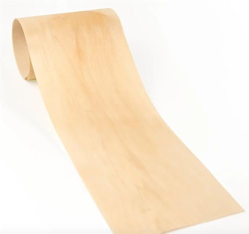 1 rouleau de placage à motif d'érable naturel, feuilles de placage en bois faites à la main L:2.5 mètres largeur: 18cm épaisseur: 0.2mm