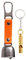 DONGKER Bärenglocke und Pfeife, Laute Haustier Tracker Glocke, Geräuschmacher Anti-Diebstahl-Glocke mit Leder-Knopfband und Notfallpfeife zum Überleben, Wandern, Radfahren, Angeln, Klettern
