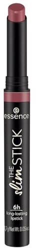 essence THE slim STICK, Lippenstift, Nr. 105, Violett, langanhaltend, pflegend, Expressergebnis, farbintensiv, matt, vegan, ohne Parfüm, ohne Alkohol, ohne Parabene, 1er Pack (1.7g)