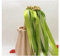 Hrlace Lot de 50 serpentins de mariage avec ruban de clochette - Baguettes magiques - Baguettes de fée - Baguettes porte-bonheur - Pour mariage, anniversaire, fête - Vert