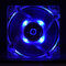Ventilateur de Boîtier PC 80mm, Ventilateur de Refroidissement de Boîtier PC Muet 4 Broches avec Lumière LED, Ventilateurs CPU Internes D'ordinateur Silencieux 11 DB A (BLUE)
