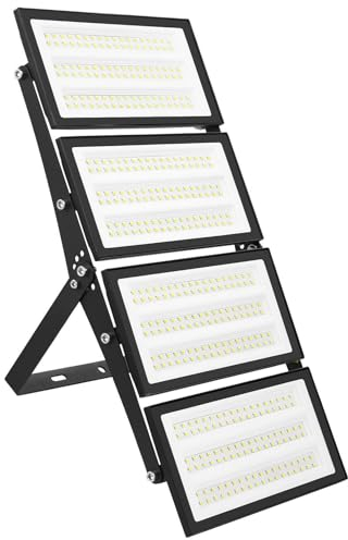 Mingchengheng LED Strahler Flutlichter Außen - 400W LED Strahler Flutlichter Außen - Scheinwerfer Außenstrahler 5700K Kaltweiß IP66 Wasserdicht - LED Fluter Für Garten Garage Sportplatz