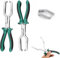 Large Oil Pipe Pliers with Green Handle, Gasoline Filter Caliper, Oil Pipe Pliers, Automobile Fuel Pipe, Oil Pipe Joint, Urea Pipe Removal, Pipe Pliers, Auto Repair Tools (2 pcs)