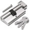 Bwintech 70mm(35T/35) Chrome Plated Euro Cylinder Lock,Door Barrel Lock,Thumbturn Knob with 3 Standard Keys,Anti-Pick,Anti-Bump,Anti Drill,High Security for UPVC,Wooden,Composite Doors