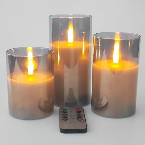 HONGJINGCHEN Flameless Led Tea Lights Candle with Remote Control,Long Lasting Battery Operated Led Tealight Candles with 2/4/6/8 H Timer for Seasonal &Festival Celebration