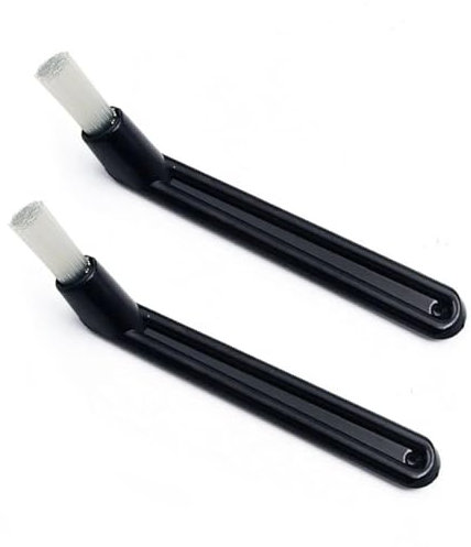 SLAXJNE 2 Stück Kaffeemaschinen-Reinigungsbürste, Espressomaschinen-Reinigungsbürste, Griffbürste, Eckenreinigungsbürste, Kaffeemaschinen-Reinigungshilfe