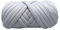 DCNIYT 1 kg handgestrickter dicker Samt, riesiges Garn, sperriges Garn, Decke, Teppiche, Baumwolle, Häkelarm, handgestrickter Korb (graues Baumwolltuch)