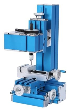 Fräsmaschinen, Mini-Metalldrehmaschine, DIY-Miniatur-Fräsmaschine, Werkzeug for die Holz-, Metall- und Aluminiumbearbeitung, Mini-Fräsmaschine