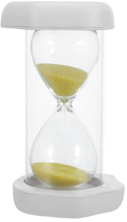 Gatuida Minuteur de Sauna D'œuf Créatif et Élégant, Plastique Solide, Minuterie de 45 pour Bain Relaxant et Infusion de Thé, Progression Claire Temps