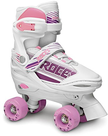 Roces Mädchen Quaddy. Girl Rollschuhe Kinder Größenverstellbar