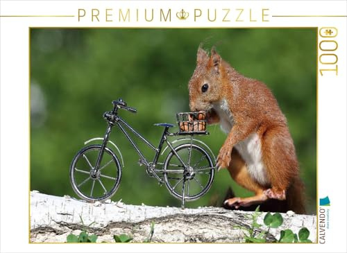 CALVENDO Puzzle Fahrradtour mit Luna | 1000 Teile Lege-Größe 64 x 48 cm Foto-Puzzle für glückliche Stunden