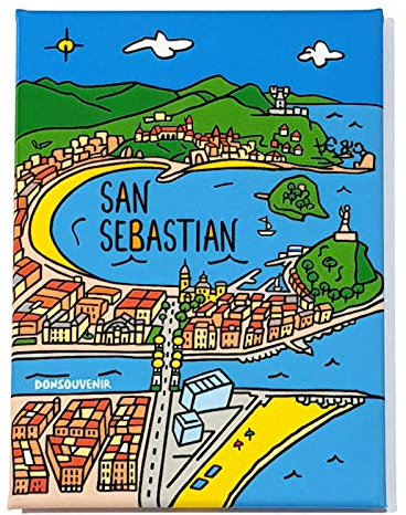 DONSOUVENIR MAGNETICO San Sebastian - DONOSTIA. Modelo: Ciudad