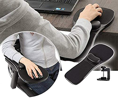Handgelenkauflage Armauflage, Mauspad mit Handgelenkstütze, Home Office Computer-Arm Support, Steckbare Schreibtisch und Stuhl Doppel