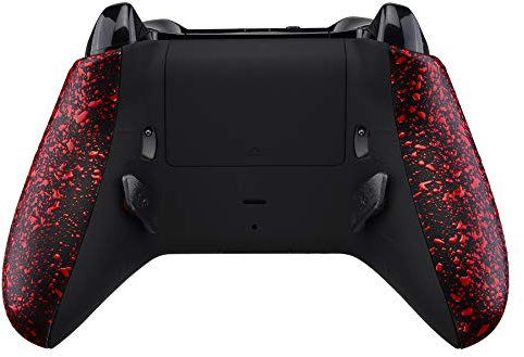 eXtremeRate Lofty Remap Kit Programmabile&Trigger Stop per Xbox One S X Controller,Scheda&Cover Posteriore&Grip&Tasti Posteriori per Xbox One S X Joystick(Model 1708)-Rosso Antiscivolo