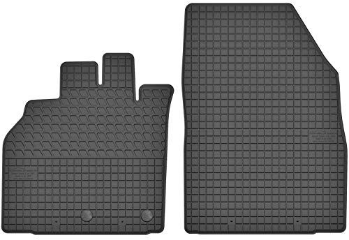 AGCPdirect Gummi Matten Fußmatten Passgenau Vorne Set für Renault Scenic 2 3 2003-2016 und Renault Grand Scenic 2003-2016