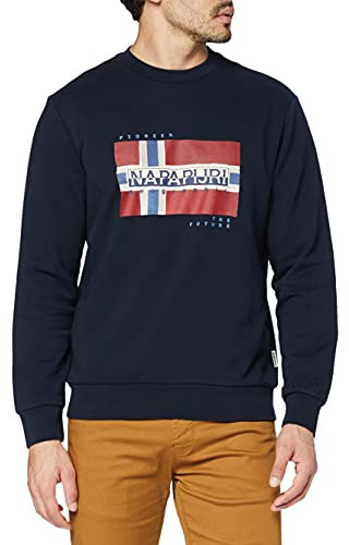 NAPAPIJRI Bilo C, Maglia Di Tuta Uomo, Blu Marino, XXL