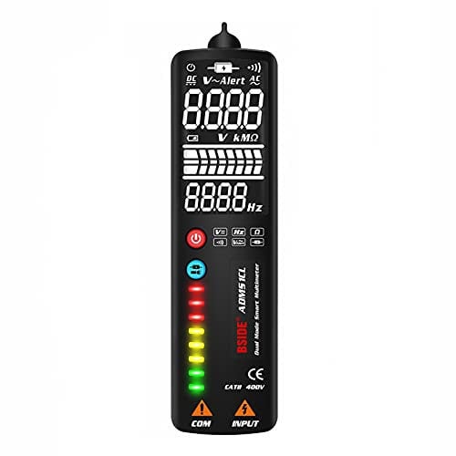 GMtes Digital Multimeter Smart Tester DC AC Voltmeter+EBTN LCD Voltage Indicator Detector Screwdriver+Hidden Wire Test,ADMS1
