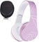 PowerLocus P2 Kids Headphones Wireless, Bluetooth Headphones for Kids Over Ear with Volume Limit 85DB, Built-in Microphone, Foldable, Carry Case, Micro SD/TF for iPhone/iPad/Laptop/PC/TV (Purple)