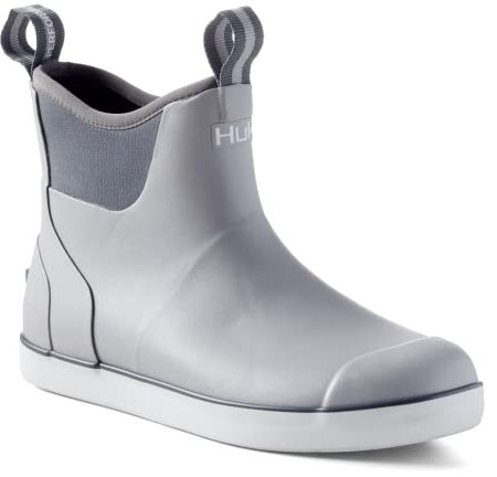 HUK Scarpa Rogue Wave | Stivali da Pesca e da Ponte ad Alte Prestazioni, Gomma Uomo, Colore: Grigio, 41 EU
