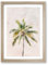 Big Box Art Cuban Palm Tree Painting Framed Wall Art Picture Print Ready to Hang, Oak A2 (62 x 45 cm)