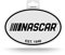 Rico Industries Ovb Black and White Oval Sticker Aufkleber, NASCAR, 10 x 15 cm