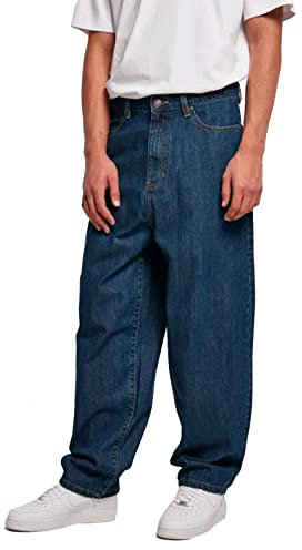 Urban Classics Herren 90‘s Jeans mid Indigo Washed, 36