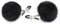 ROLOL 1 Paar PU Leder Nippelklemmen mit Pompom Metall Nippel Piercings Brustwarzenpiercing Brustklemmen Nippel Körper Schmuck für Frauen Damen Paar -Klemmen