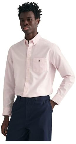 GANT Men's Reg Oxford Shirt, Light Pink, 3XL