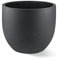 Luca Lifestyle Pflanzkübel Grigio New Egg Pot Anthrazit Rund Fiberglas *5 Jahre Garantie* - 80x80x66 cm - Premium Qualität - F1512